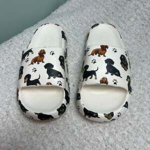 Summer Dachshund Slides Size EU 42-43 US 10-11 Womens Dog Puppy Shoes